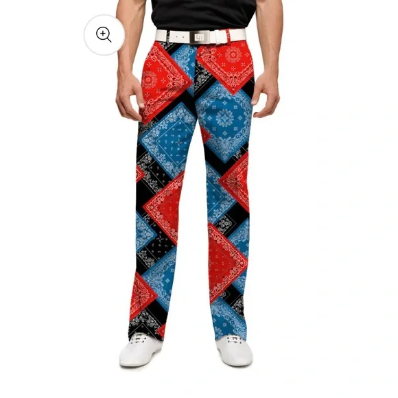 Loudmouth Fairways Bandanas golf pants - Picture 2 of 10
